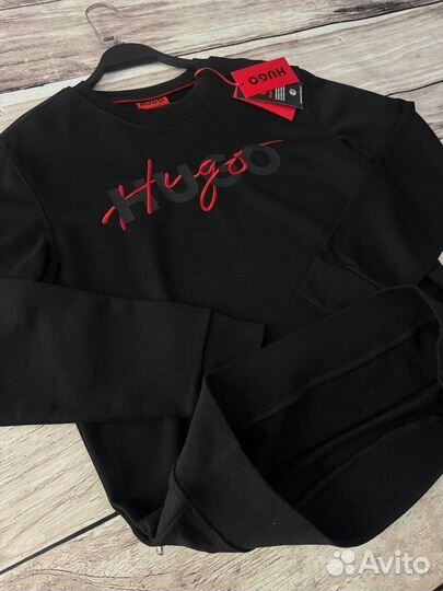 Свитшот Hugo Boss мужской черный люкс