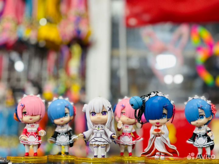 Аниме фигурки джоджо наруто геншин клинок