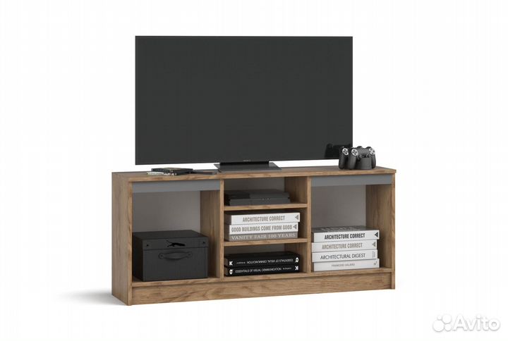 Тв-Тумба Сплит 120 Крафт табачный