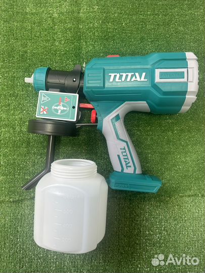 Краскораспылитель аккумуляторный 800мл, Total