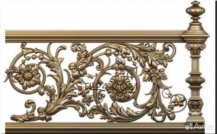 Кованые перила для лестниц