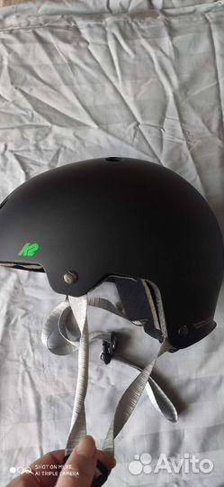 Шлем защитный подростковый жёлтый и черный