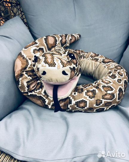 Мягкая игрушка змея IKEA оригинал новая