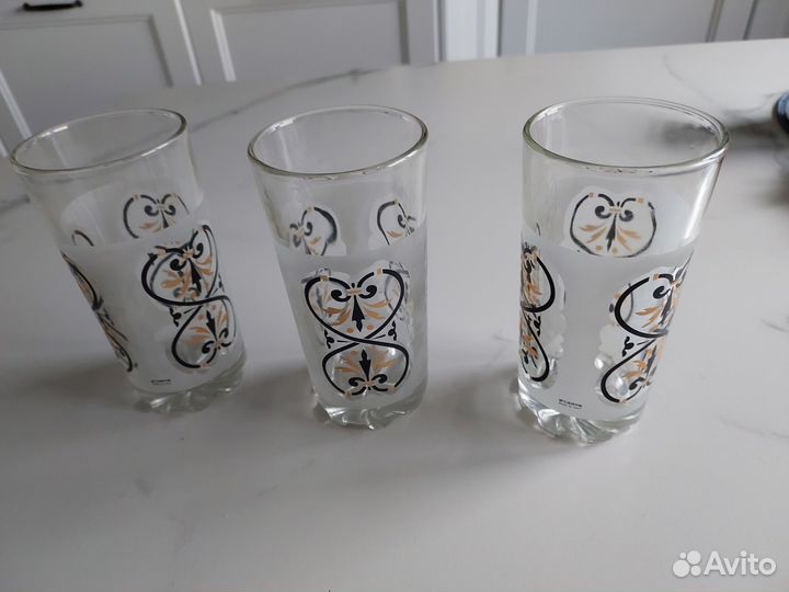 3 стакана стекло Италия Cerve