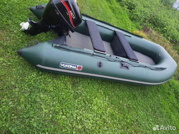 Лодка надувная Yukona 350 нднд и HDX F15BMS