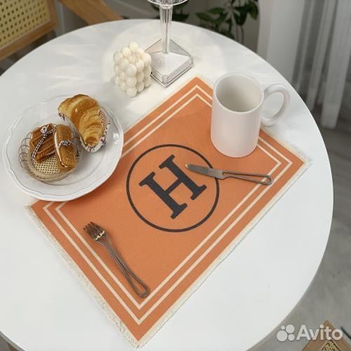 Салфетки на стол скатерть Chanel Dior Hermes