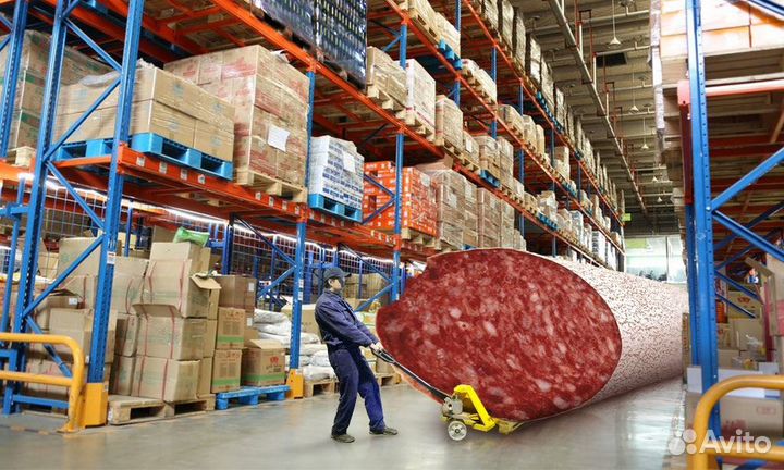 Разнорабочий на мясное производство Останкино