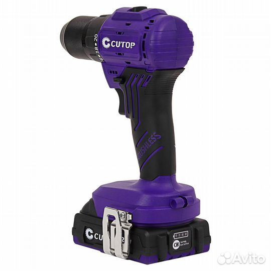 Шуруповерт cutop e-profi 20В, 13мм, 1 Батарея, 2ач