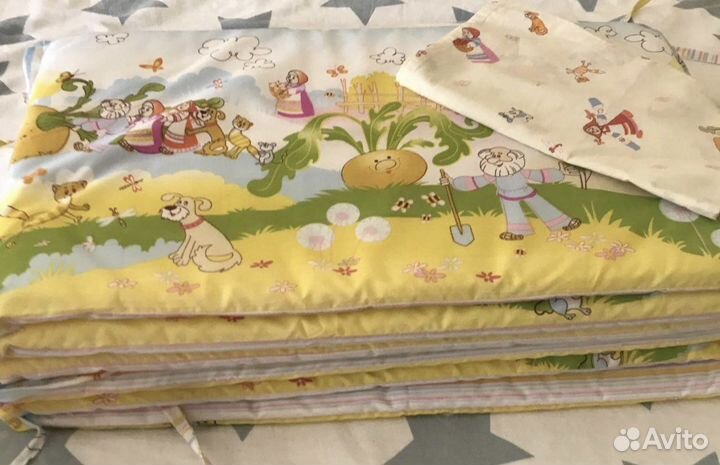 Бортики в кроватку сказка Репка