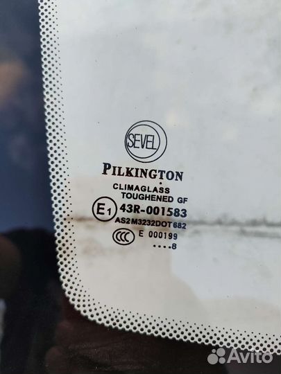 Форточка двери правая peugeot boxer citroen jumper