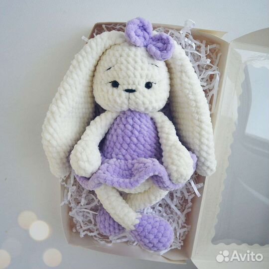 Плюшевая игрушка зайка