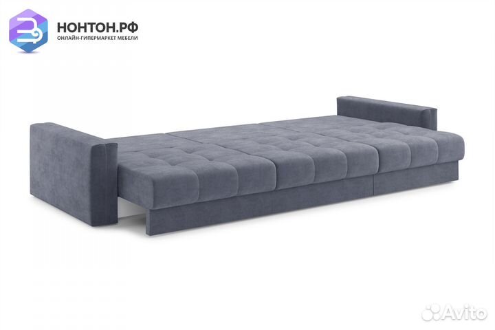 Диван тик-так Монарх 3-х местный темно-серый