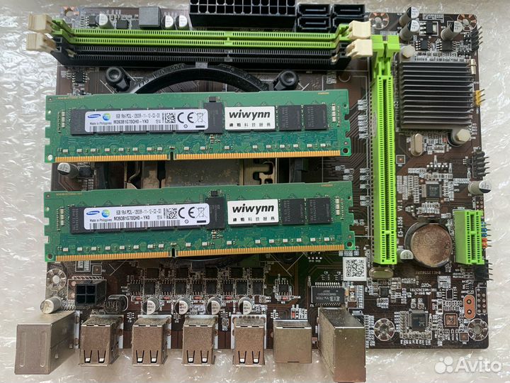 Материнская плата и видео карта