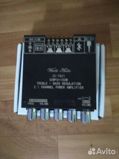 Усилитель звука 2.1 с Bluetooth 5.0