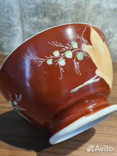 Суповая пиала. Русский фарфор.19 век М.Куринов