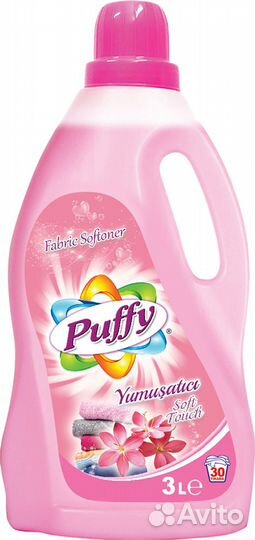 Puffy кондиционер для белья 3000 мл X 4 soft touch