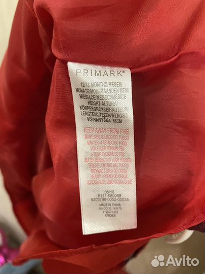 Платье primark 86