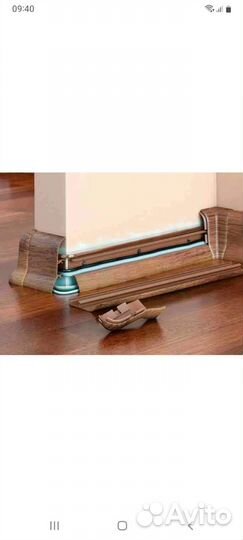 Установка плинтусов пвх