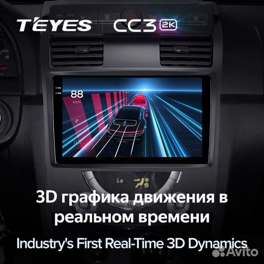 Магнитола Teyes CC3 2K 6/128 SsangYong Rexton