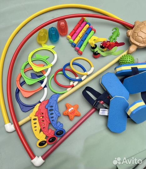 Набор тонущих игрушек для ванны/ бассейна