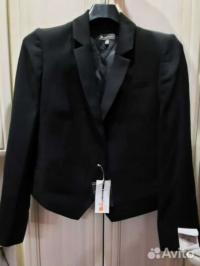Новый Школьный Детский черный пиджак