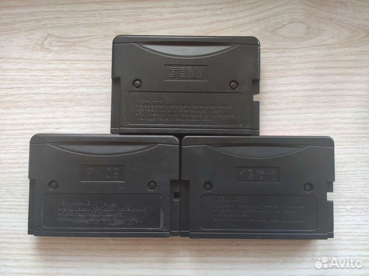 Картриджи для Sega Mega Drive