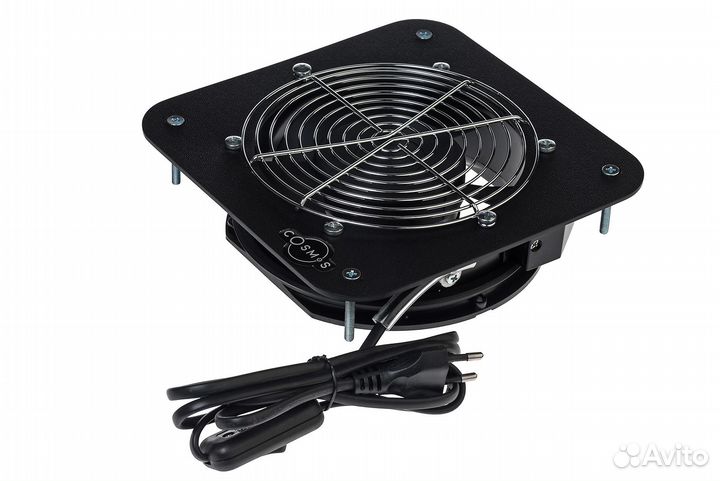 Пылесос для маникюра встроенный Nail Cosmos черный