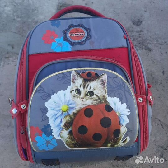 Рюкзак школьный для девочки бу