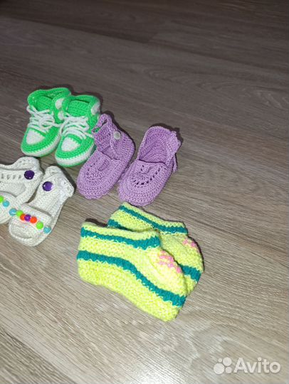 Пакет вещей на девочку 68-74 + пинетки