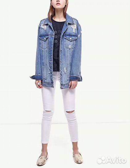 Джинсовая куртка, Удлинённая оверсайз джинсовка