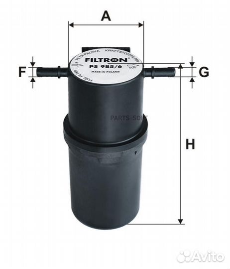 Filtron PS985/6 Фильтр топливный VW group