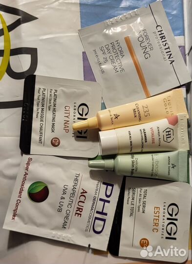 Пробники Christina,Gigi,Anna Lotan,Holy Land крем