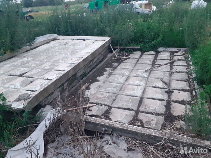 Заборные плиты бу