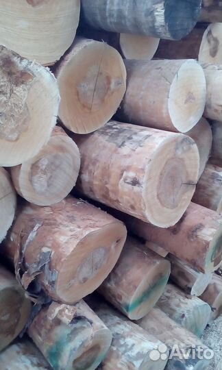Дрова в бревнах