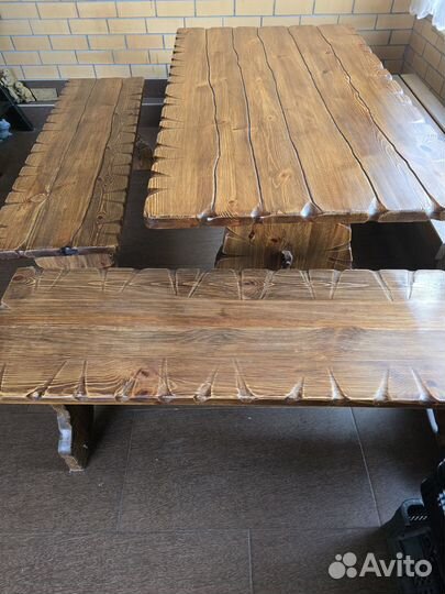 Комплект садовой мебели из дерева