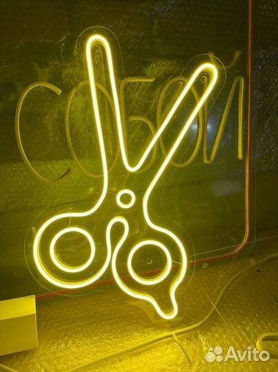 Вывеска из неона