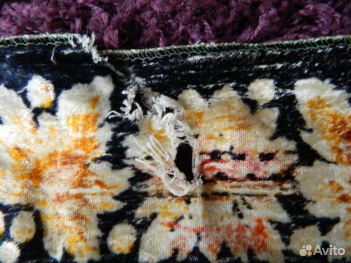 Винтажный плюшевый ковёр 