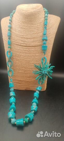 Бусы Коралл, zara