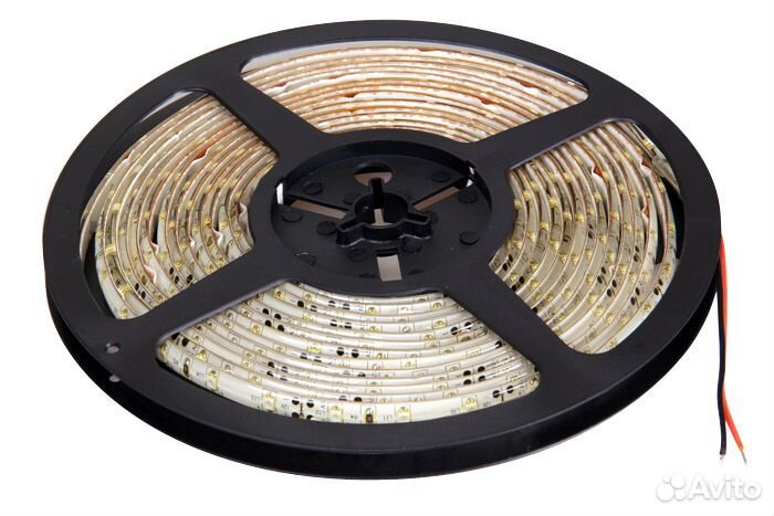 60CW лента 3528 белая 60/m в силиконе 5м