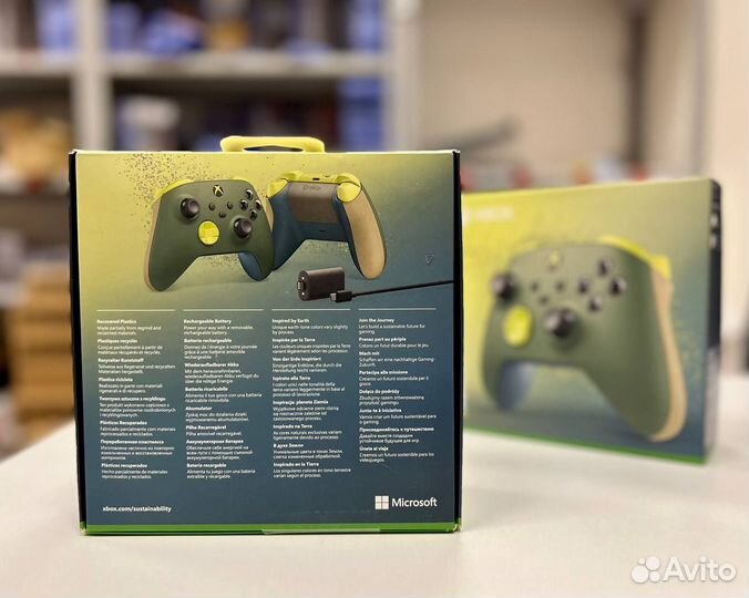 Геймпад Xbox Series Remix + USB-C кабель + акб