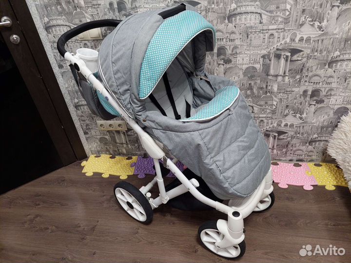 Коляска Адамекс Сицилия Делюкс 2 в 1