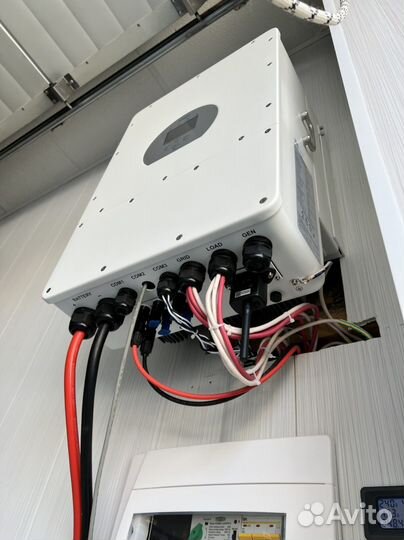 Гибридный трехфазный солнечный инвертор 48в 12kW