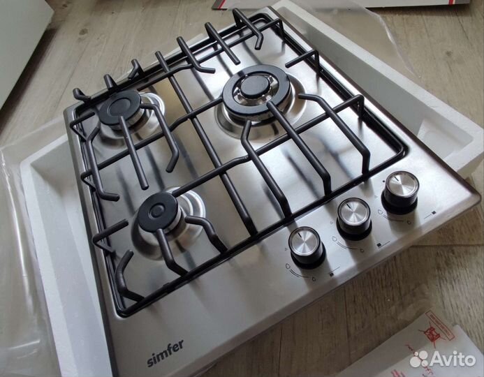 Газовая варочная панель 3 конфорки