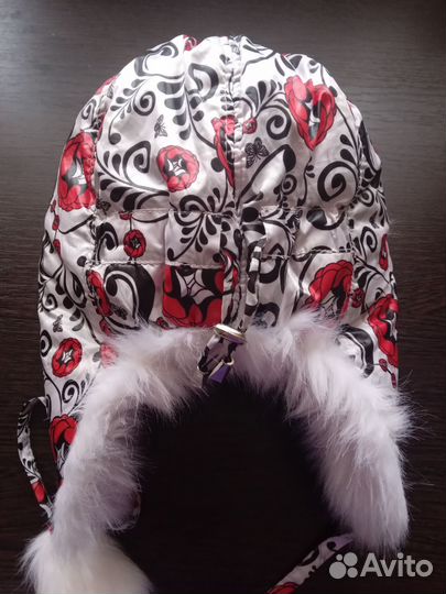 Шапка-ушанка зимняя женская