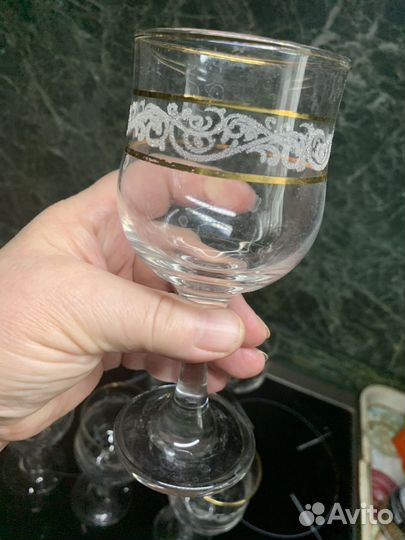 Фужеры,Богемия.6 шт