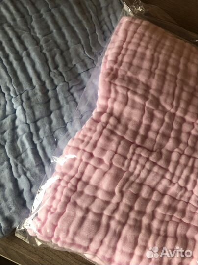 Муслиновый плед для новорожденных