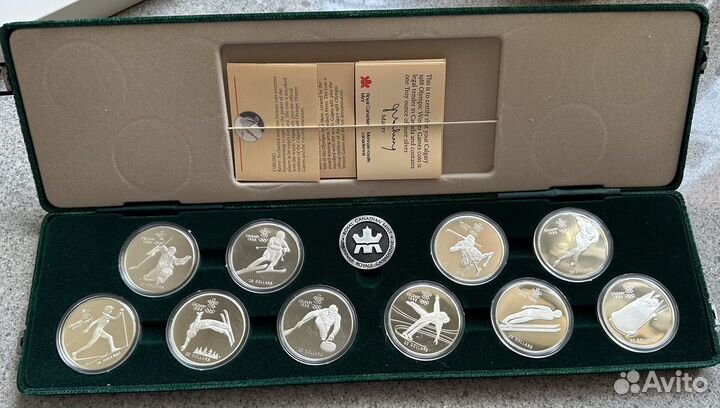 Канада, набор Олимпийских игр Калгари 1988