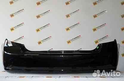 Бампер задний цвет черный на джентру и Лачетти