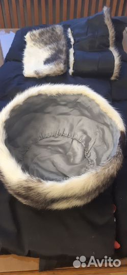 Шапка женская норковая женская; манжеты норка