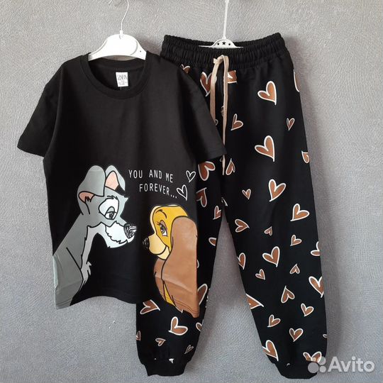 Костюм для девочек,Zara,новый, Турция, 128(7-8лет)